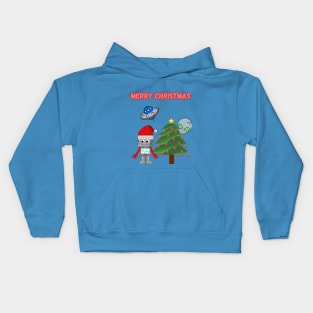 An Alien Christmas Kids Hoodie